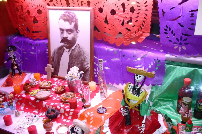 Emiliano Zapata Mini Altar 2012